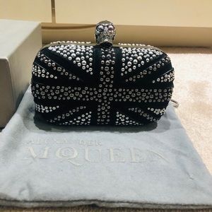 Alexander McQueen studded clutch